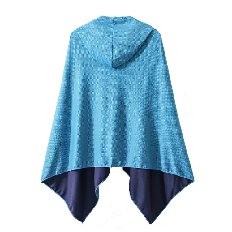 60 x 145cm Cool and Quick-drying Beach Cloak Diving Hooded Changing Clothes Absorbent Towel