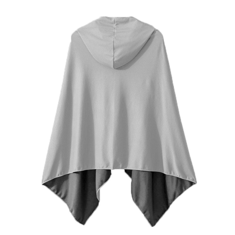60 x 145cm Cool and Quick-drying Beach Cloak Diving Hooded Changing Clothes Absorbent Towel