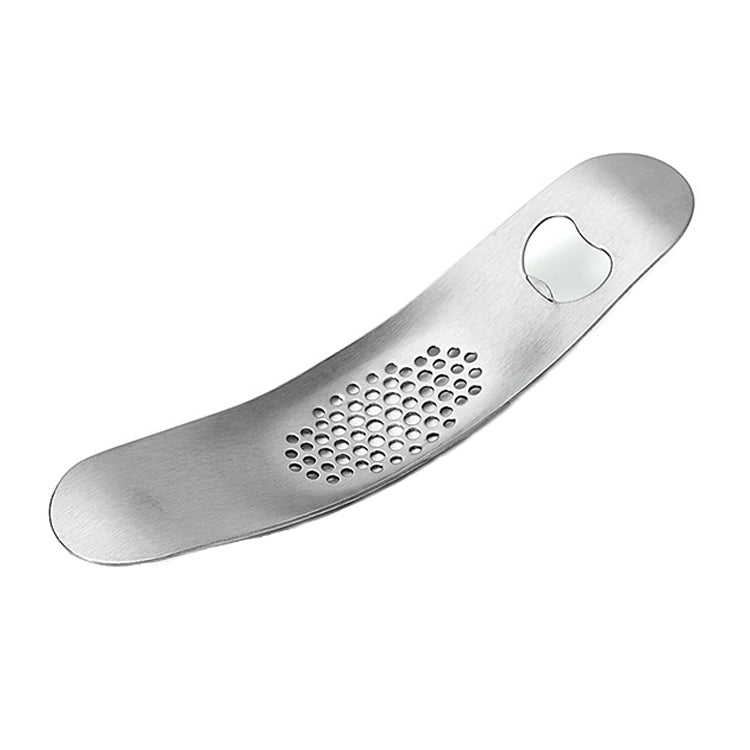 430 Stainless Steel Boat Shaped Garlic Grinder Manual Garlic Press Tools Kitchen Gadgets