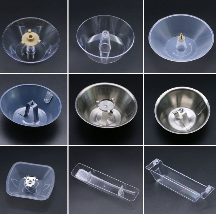 F004 4.8mm Range Hood Oil Connection Box PP Plastic Screw Oil Cup