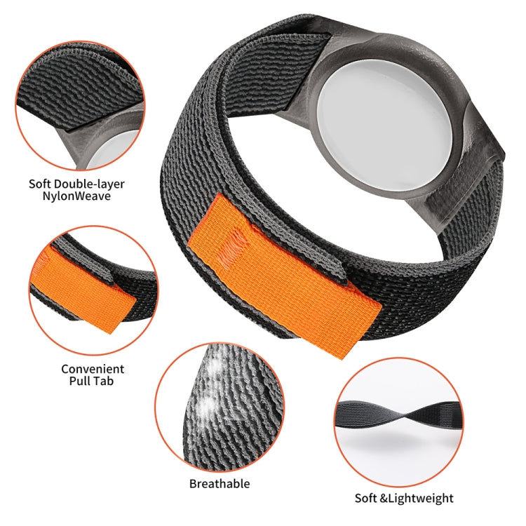 For AirTag Nylon Strap Wristband Anti-lost Tracker Protective Case