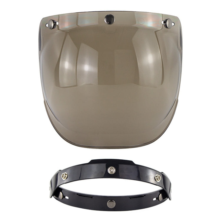 Motorcycle Helmet Three-Button Windproof Lens With Bracket