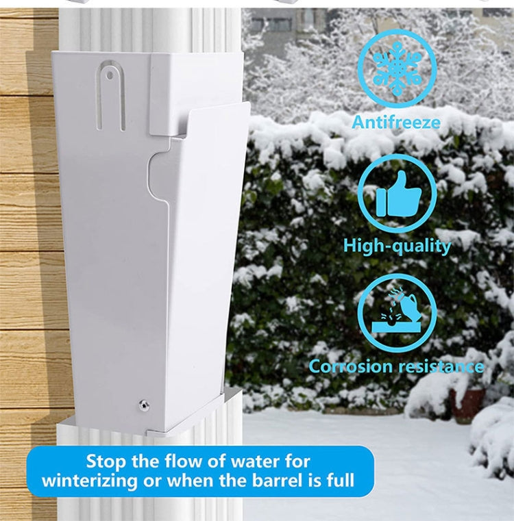 Rain Collector Fits 3x4 Inch Standard Downspouts Garden Watering System