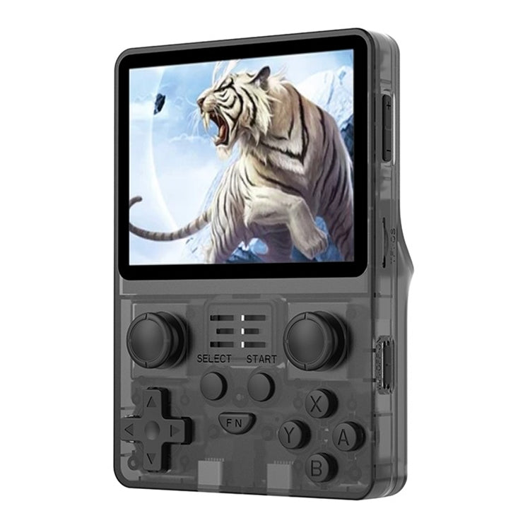 POWKIDDY RGB20S  3.5-Inch IPS Screen Retro Open Source Handheld Game Console 16GB+64GB  - Black