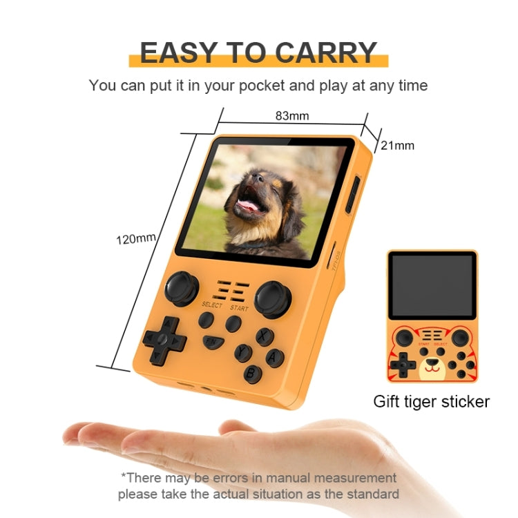 POWKIDDY RGB20S  3.5-Inch IPS Screen Retro Open Source Handheld Game Console 16GB Without Game - Purple