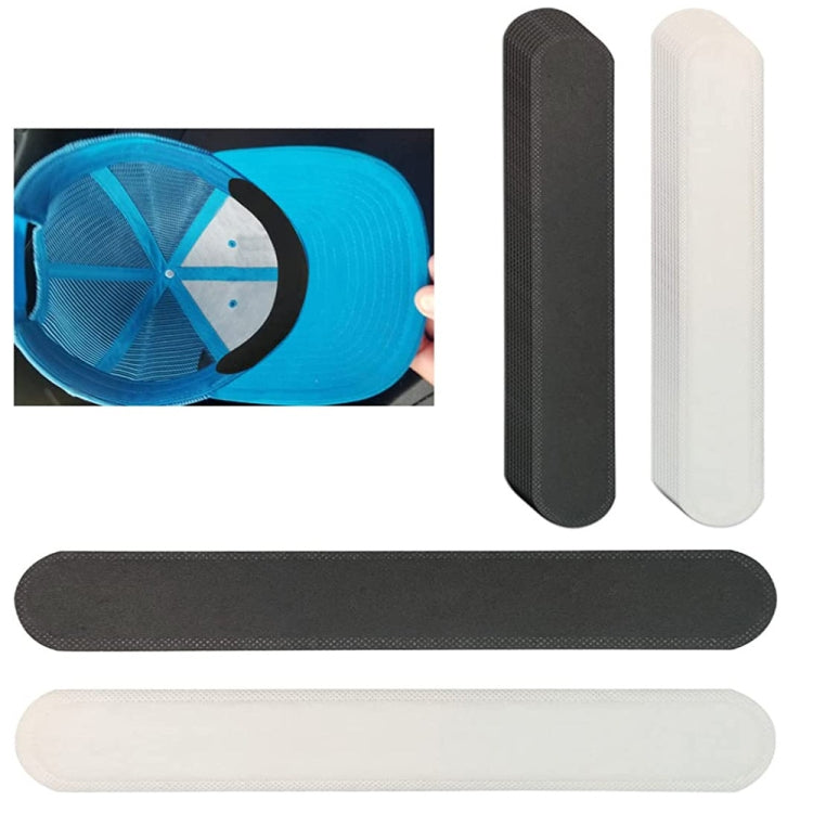 100pcs Disposable Hat Brim Stickers Shirt Collar Anti-dirty Sweat-absorbing Stickers