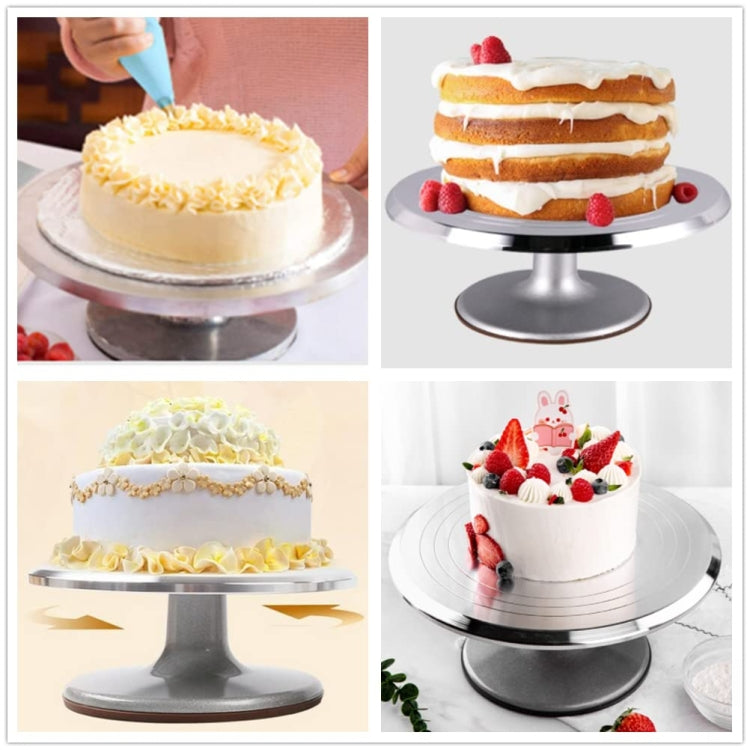 357 In 1 Aluminum Alloy Cake Turntable Piping Tip Set DIY Baking Tools