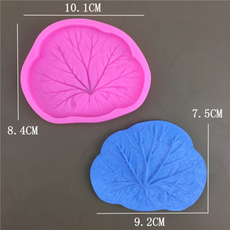 Lotus Leaf Silicone Epoxy Fondant Decoration Mold, Size: