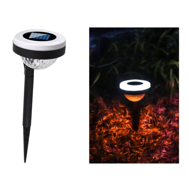 Outdoor Solar LED Dual Light Source Ground Plug Light, Model: JG0480