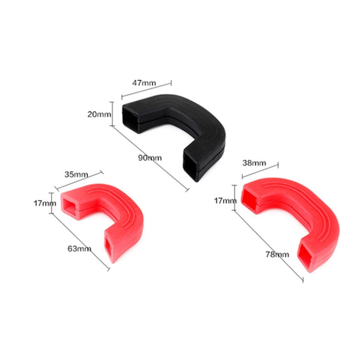 2pairs Silicone Anti Scalding Pot Handle, Style: