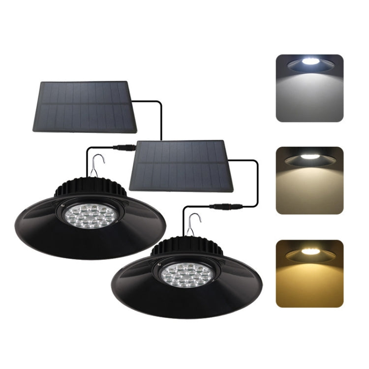 Solar High Bay Light Outdoor Intelligent Remote Control Garden Lighting Chandelier, Specification: