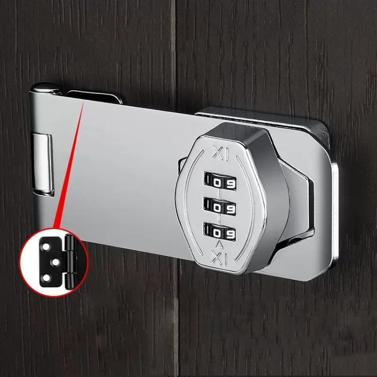Stick Nail Dual Use Free Punch Cabinet Door Combination Lock Anti-Theft Drawer Lock, Style: T