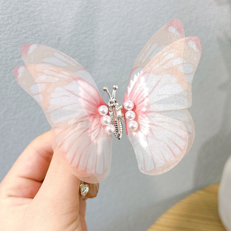 2pcs Handmade Butterfly Children Hairpin Spring Butterfly Hair Accessories