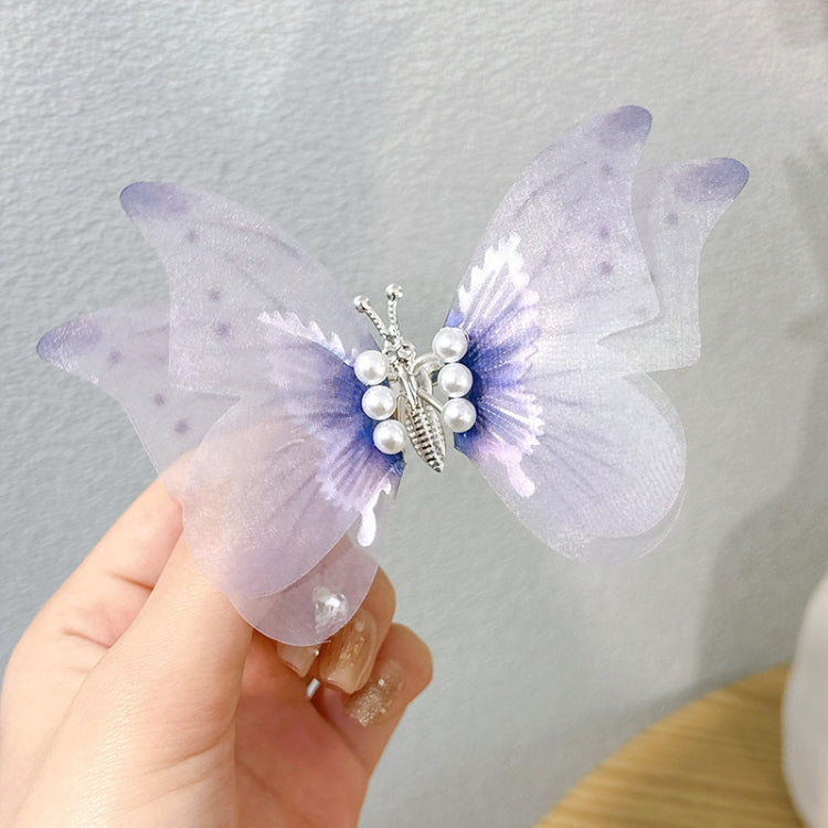 2pcs Handmade Butterfly Children Hairpin Spring Butterfly Hair Accessories