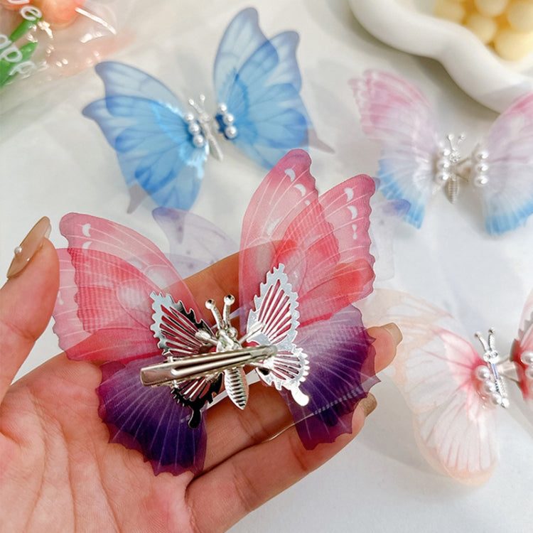 2pcs Handmade Butterfly Children Hairpin Spring Butterfly Hair Accessories