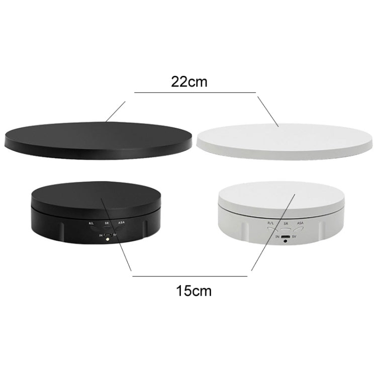 2 In 1 Charging Turntable Rotary Jewelry Live Shooting Display Stand, Color: