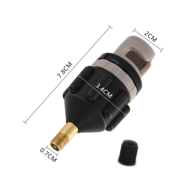 2pcs Surfing Paddle Board Adapter Inflatable Air Valve Conversion Air Nozzle
