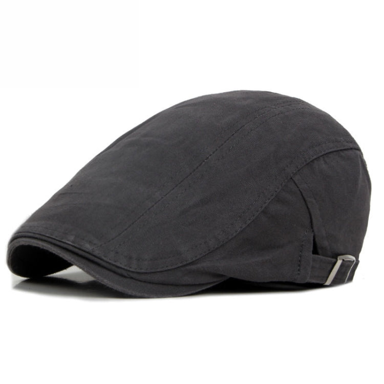 Cotton Solid Color Retro Style Cap Front Cap