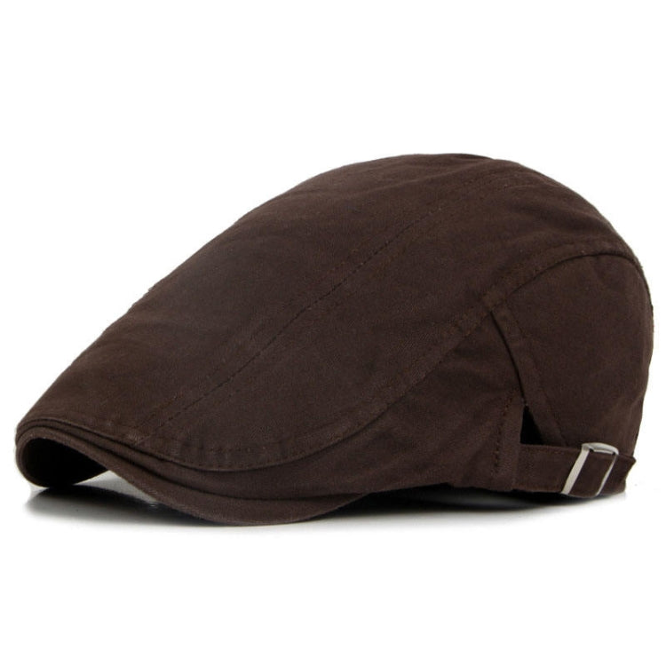 Cotton Solid Color Retro Style Cap Front Cap