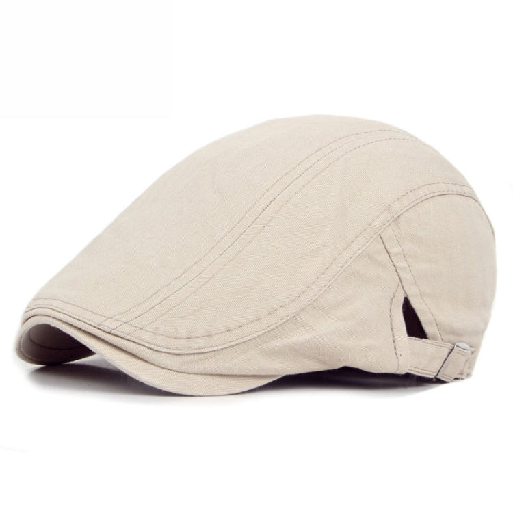 Cotton Solid Color Retro Style Cap Front Cap