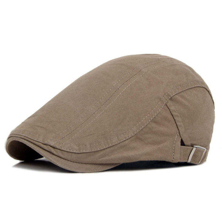 Cotton Solid Color Retro Style Cap Front Cap