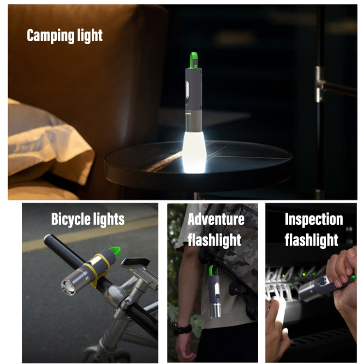 XHP50  Lamp Bead Super Bright LED Flashlight Telescopic Zoom Waterproof Torch With Lampshade