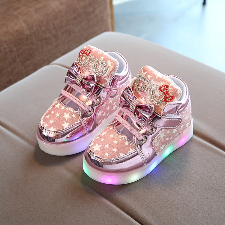 Breathable Flashing LIight Luminous Casual Boys & Girls Shoes, Size: