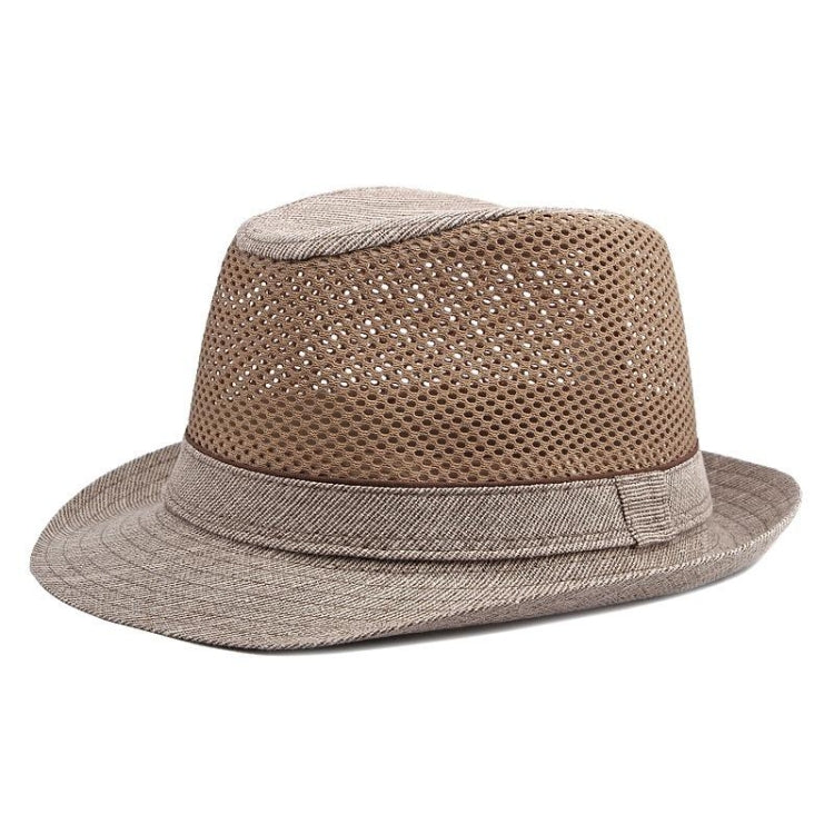 Summer Jazz Hat Mesh Breathable Sunscreen Hat, Size: