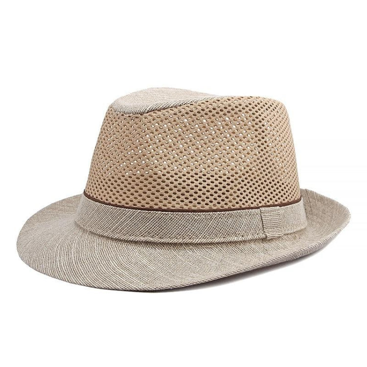 Summer Jazz Hat Mesh Breathable Sunscreen Hat, Size:
