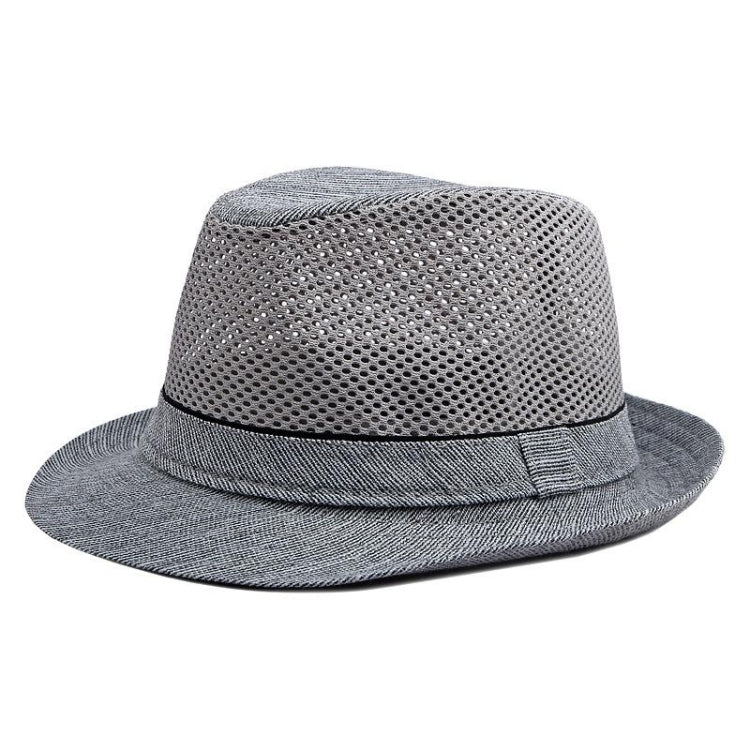Summer Jazz Hat Mesh Breathable Sunscreen Hat, Size: