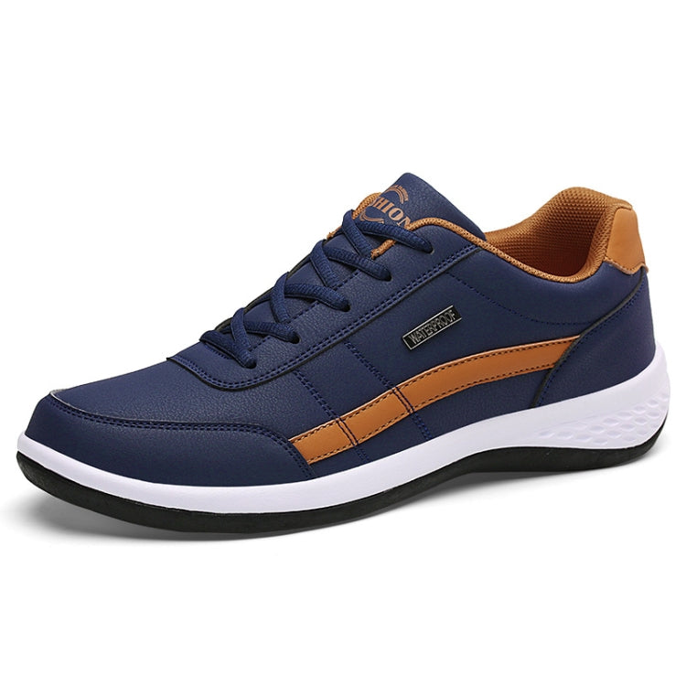Leather Men Casual Shoes Breathable Leisure Male Sneakers All-match Men Shoes, Size: