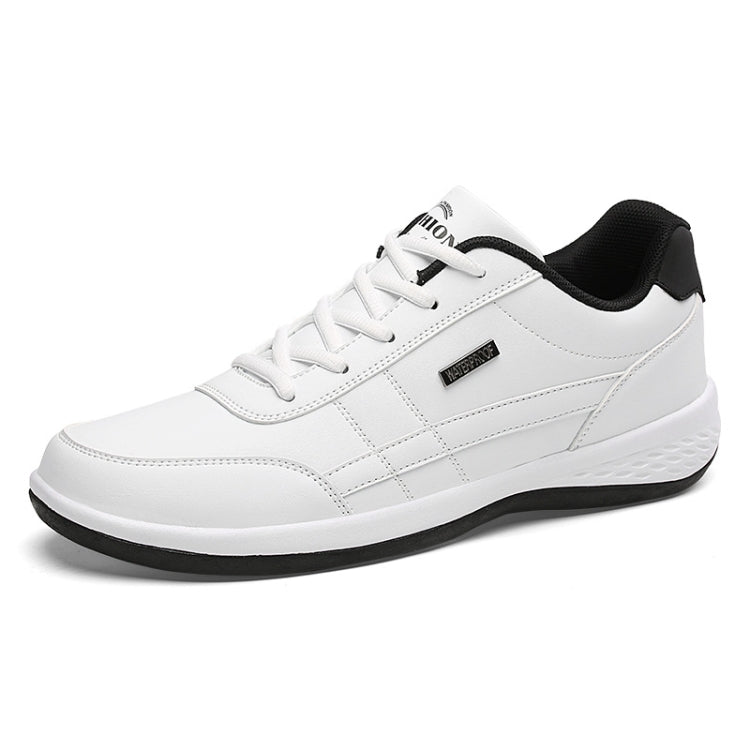 Leather Men Casual Shoes Breathable Leisure Male Sneakers All-match Men Shoes, Size: