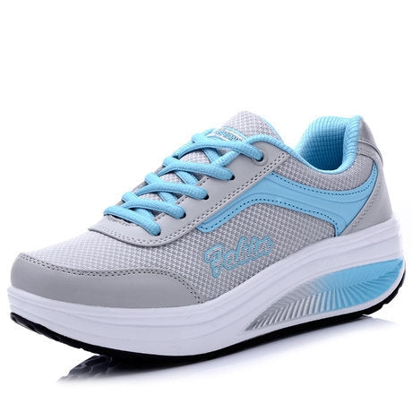 Spring and Autumn Thick Bottom Sports Womens Shoes Rocking Shoes Muffin Shoes, Size: