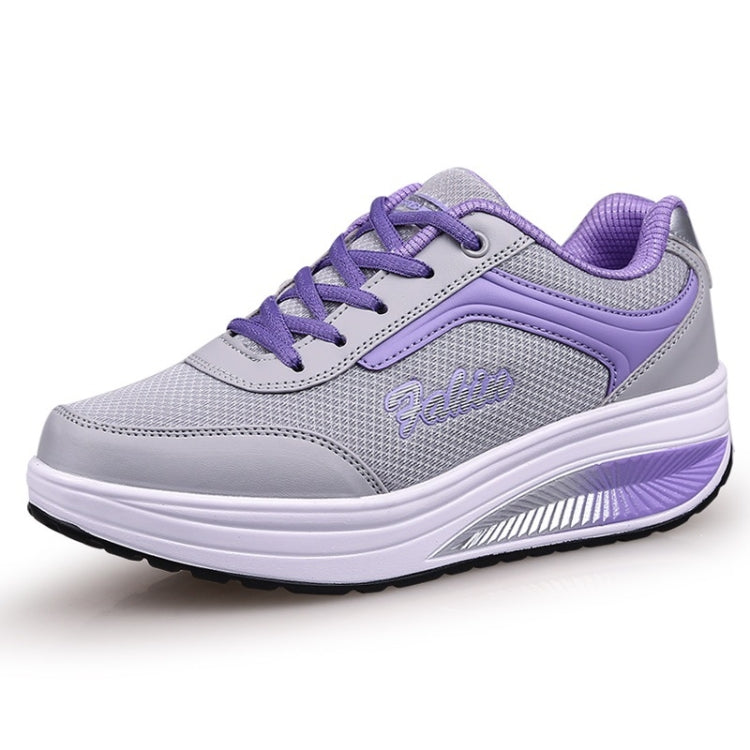 Spring and Autumn Thick Bottom Sports Womens Shoes Rocking Shoes Muffin Shoes, Size: