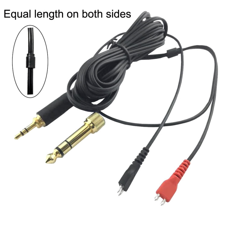 For Sennheiser HD25 / HD560 / HD540 / HD480 / HD430 / HD250 Headset Audio Cable