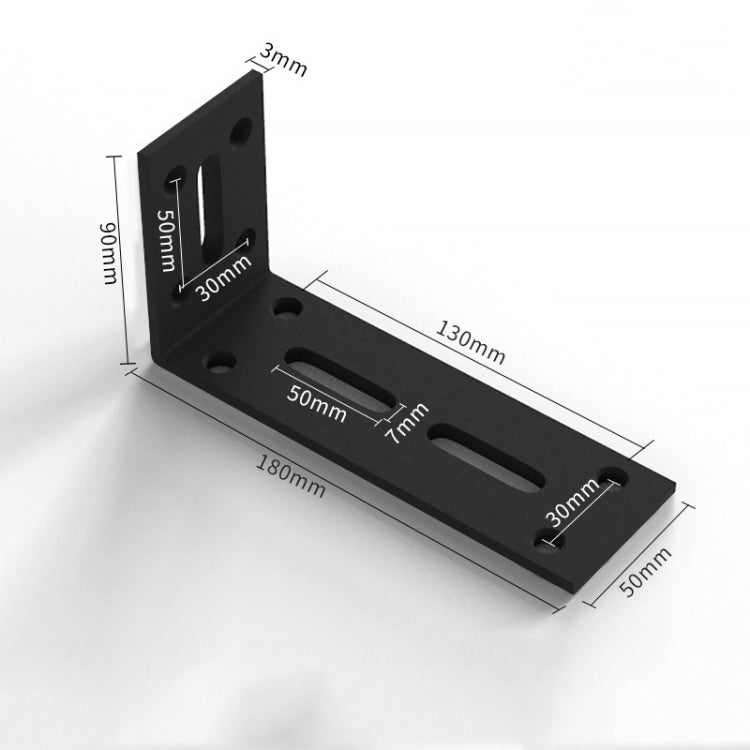 Thickened Angle Code Right Angle Hanging Cabinet Partition, Style: