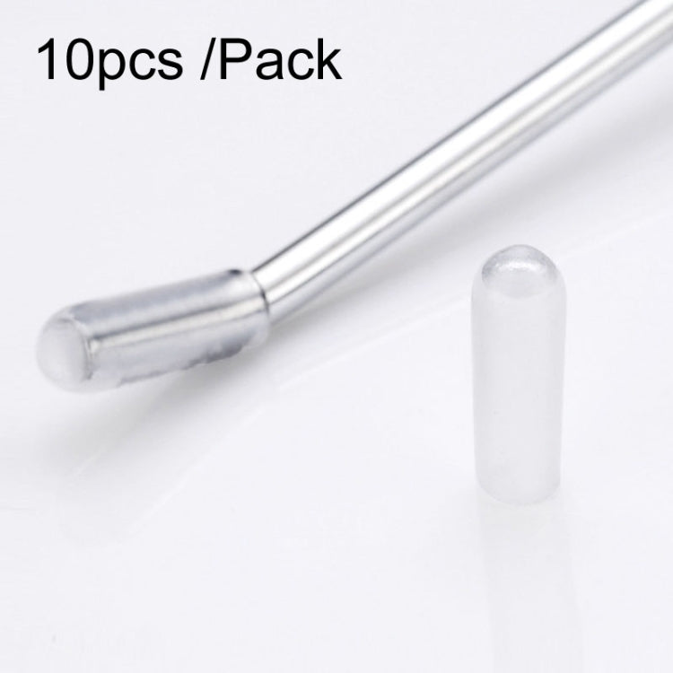 50pcs Slot Plate Hook Hat Plug Protective Sleeve, Color: