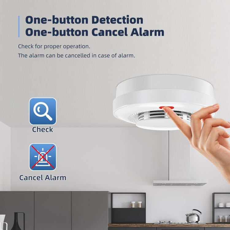 Intelligent Smoke Alarm Remote Fire Smoke Detector, Model: A