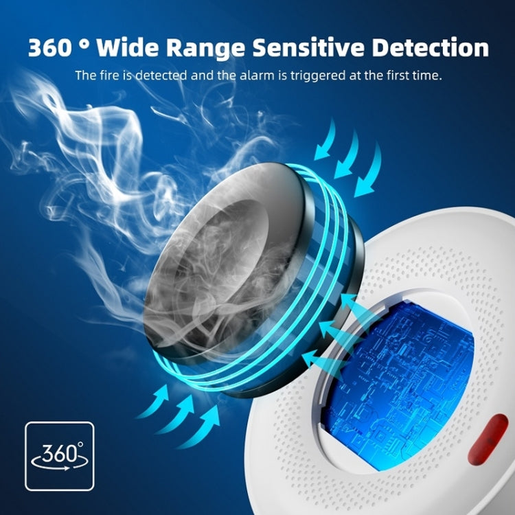 Intelligent Smoke Alarm Remote Fire Smoke Detector, Model: A