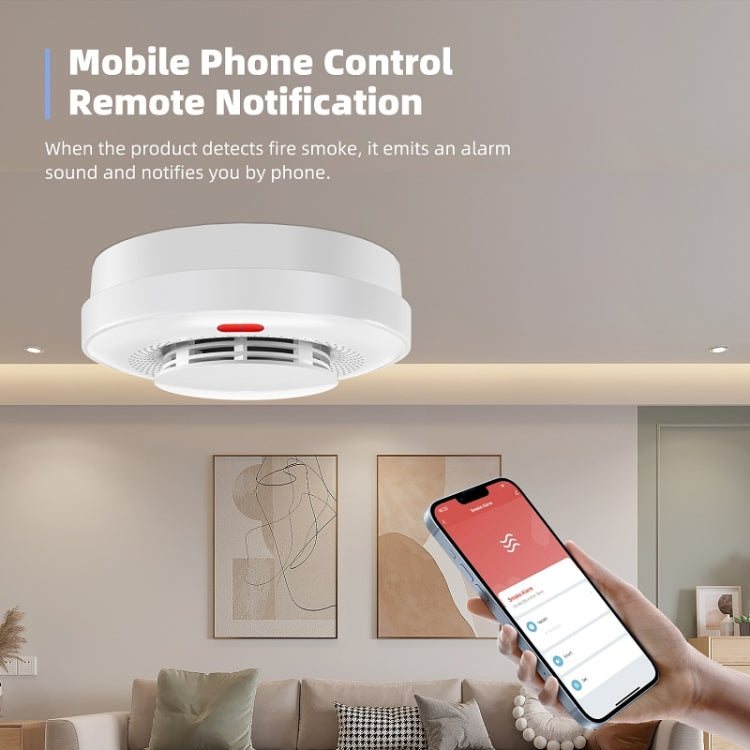 Intelligent Smoke Alarm Remote Fire Smoke Detector, Model: A