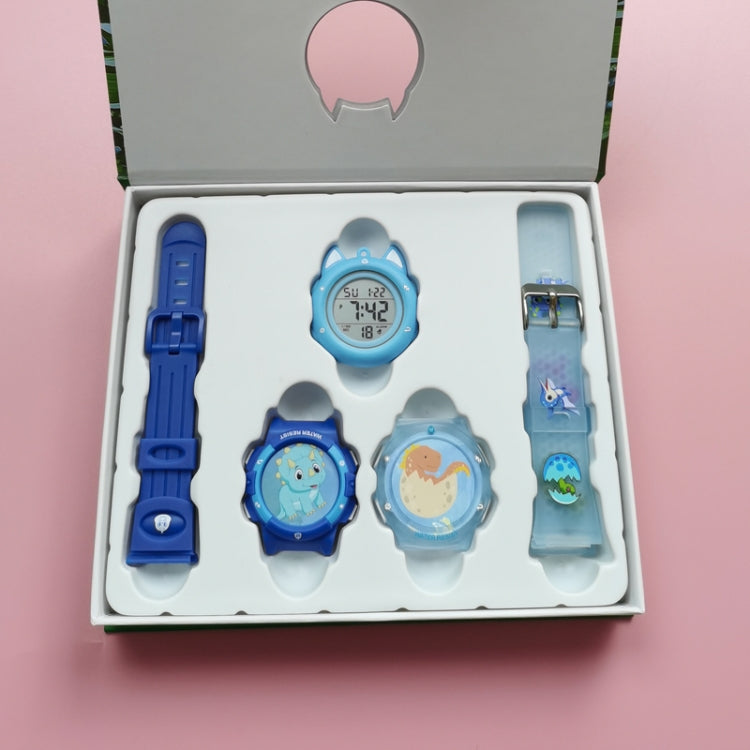 Changing Case Electronic Watch Mini Cartoon Alarm Clock Waterproof Watch