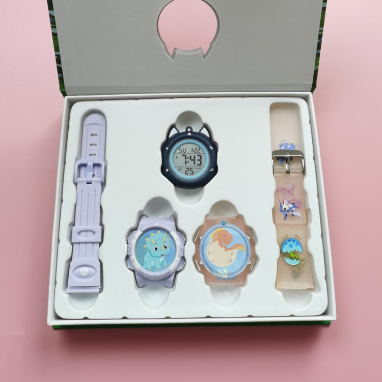 Changing Case Electronic Watch Mini Cartoon Alarm Clock Waterproof Watch