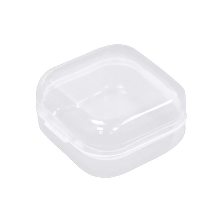 10pcs  Transparent Jewelry Storage Box Travel Portable Small Box 3.5 x 3.5 x 1.8cm