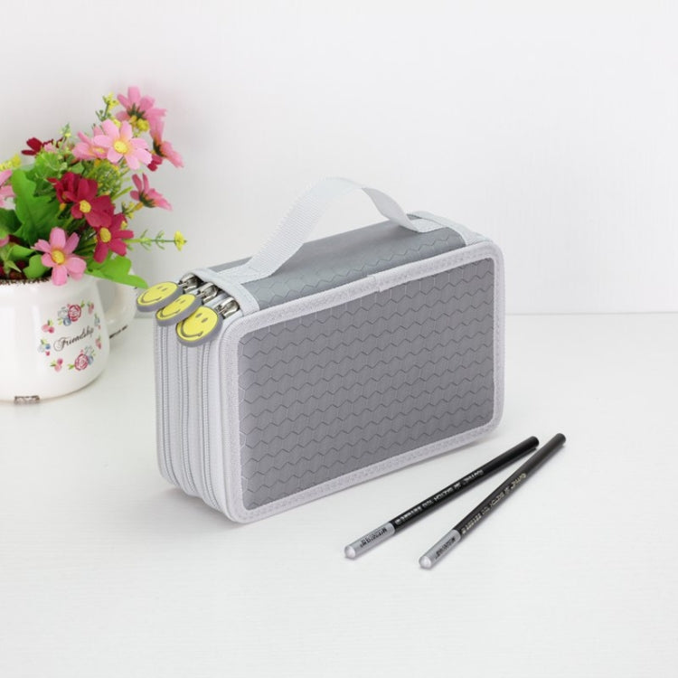 52 Holes 3 Layers Oxford School Pencil Case Large Pen Bag Box