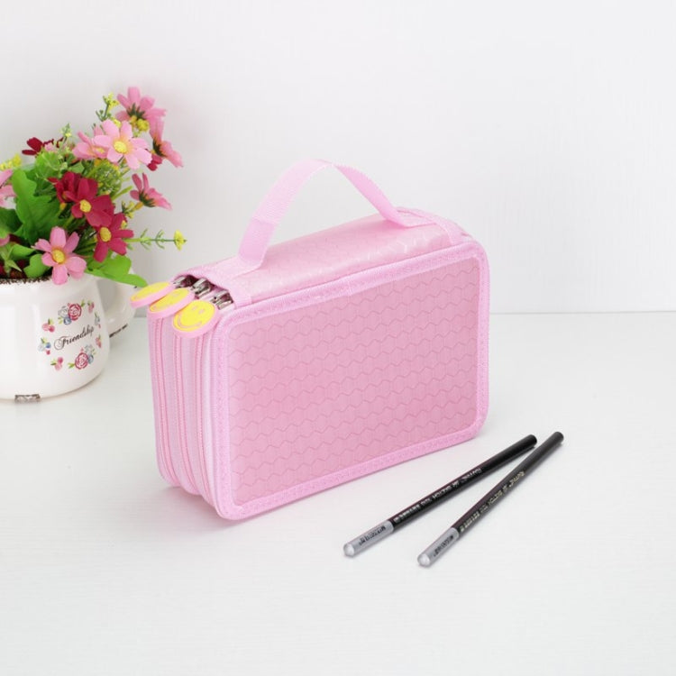 52 Holes 3 Layers Oxford School Pencil Case Large Pen Bag Box
