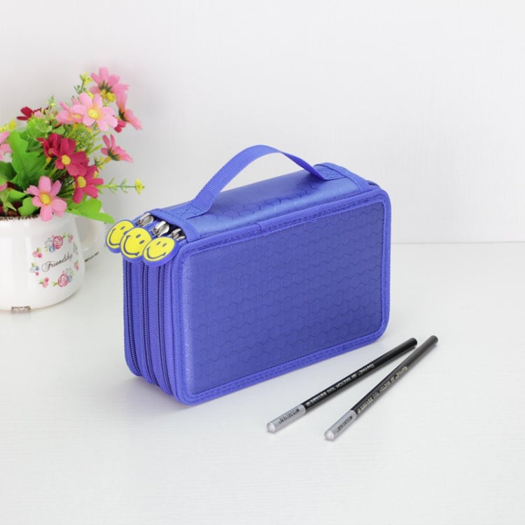 52 Holes 3 Layers Oxford School Pencil Case Large Pen Bag Box