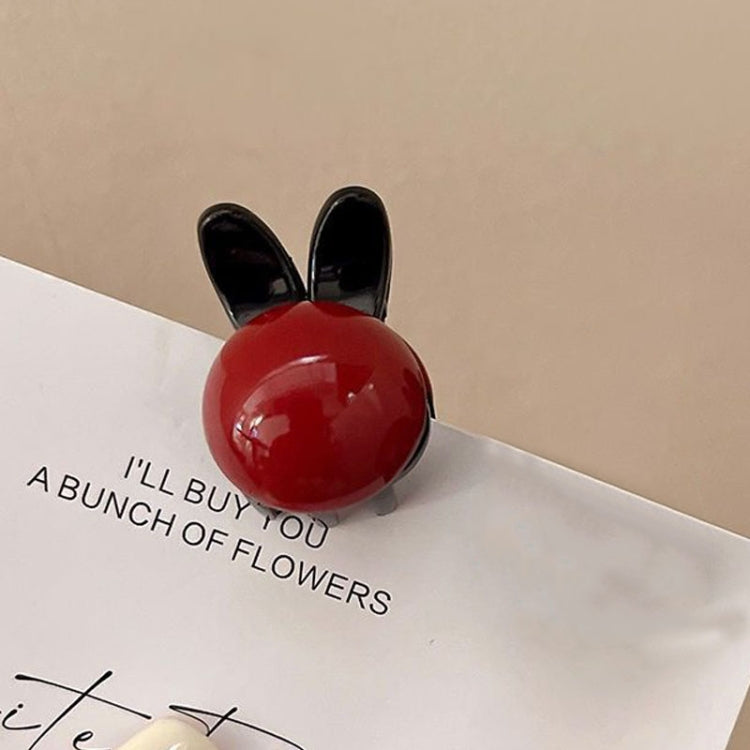 2pcs Mini Pearl Hair Clip Side Princess Hair Clip Cute Rabbit Ears Small Grip