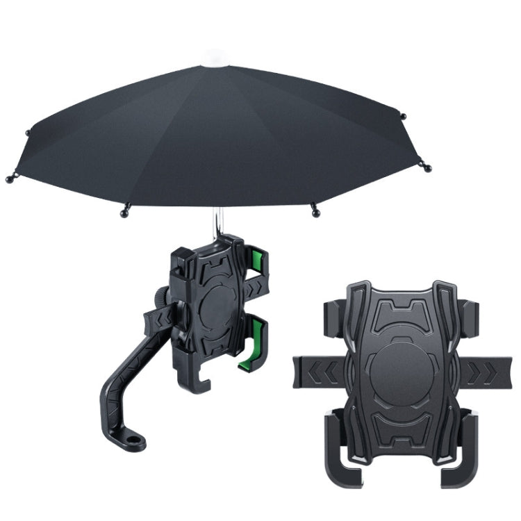 Motorcycle Waterproof Sunshade Umbrella Mobile Phone Navigation Bracket