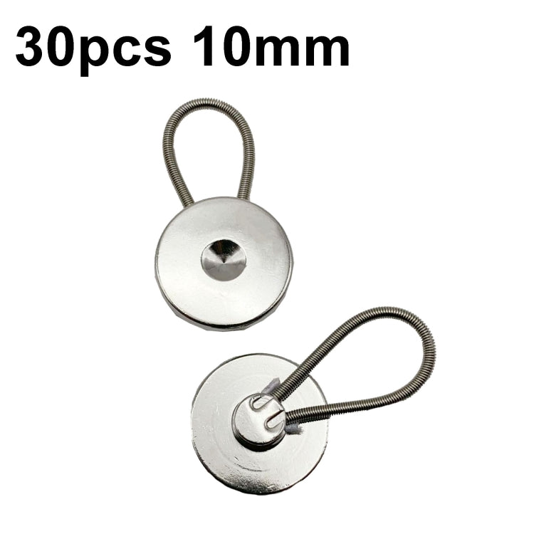 30pcs Jeans Spring Expansion Waist Button Removable Metal Pants Waist Adjustment Button Collar Decoration Button 1
