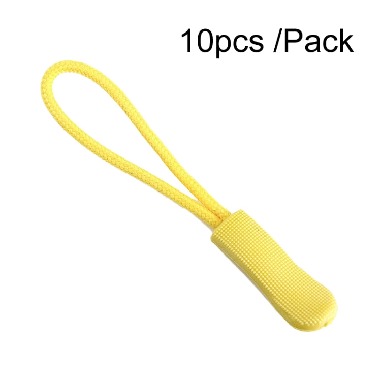 100pcs TPU Plastic Slider Zipper Cord Caterpillar Puller